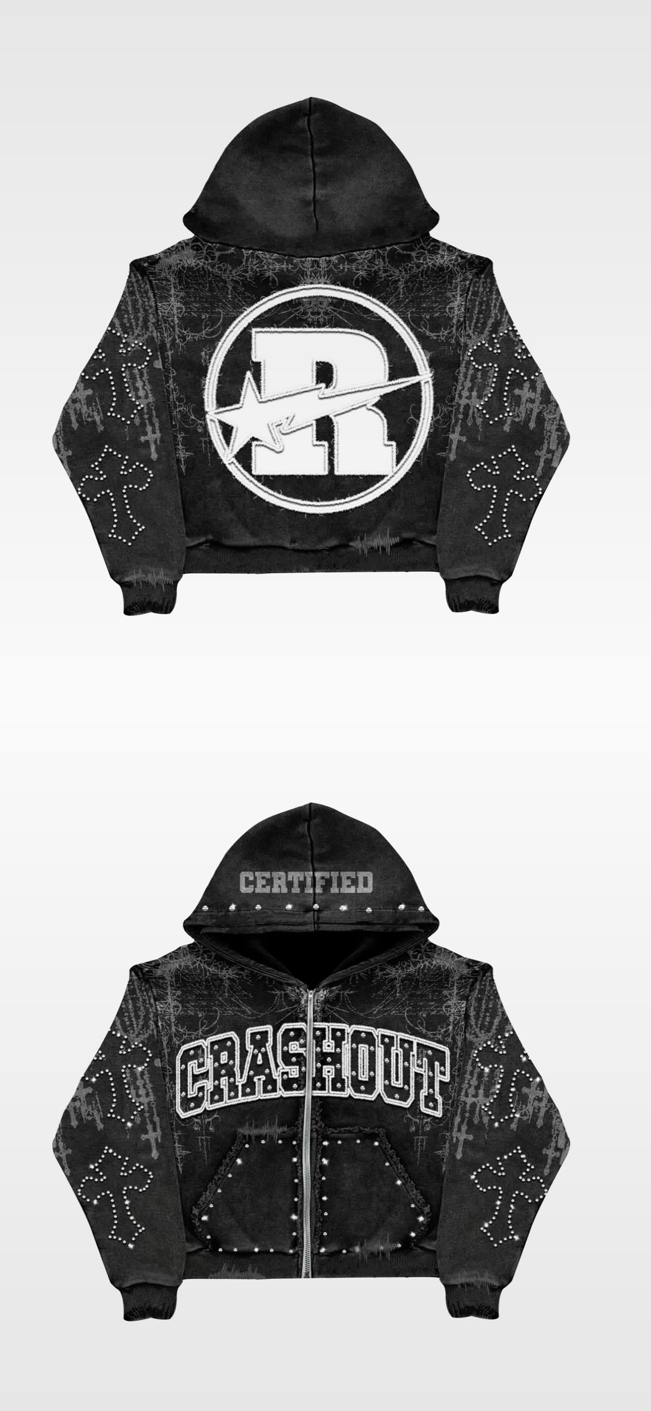 Crashout ZIPPER HOODIE